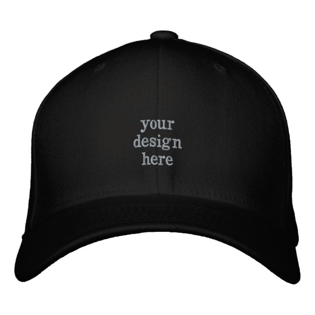 Personalize or Customize Embroidered Baseball Cap (Front)