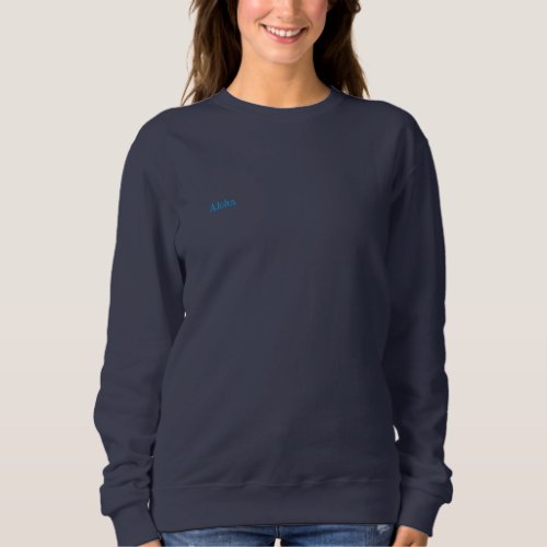 Personalize or Customize Embroidered Sweatshirt