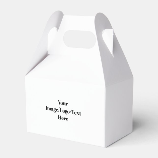 Personalize or Customize Favor Boxes (Front Side)