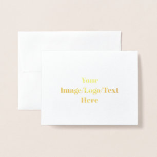 Personalize or Customize Foil Card