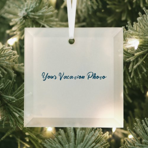 Personalize or Customize  Glass Ornament