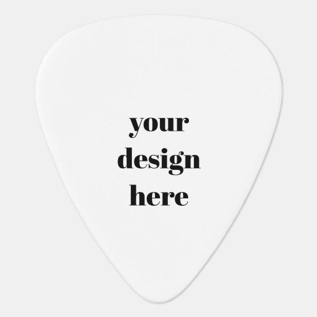 Personalize or Customize  Guitar Pick (Front)
