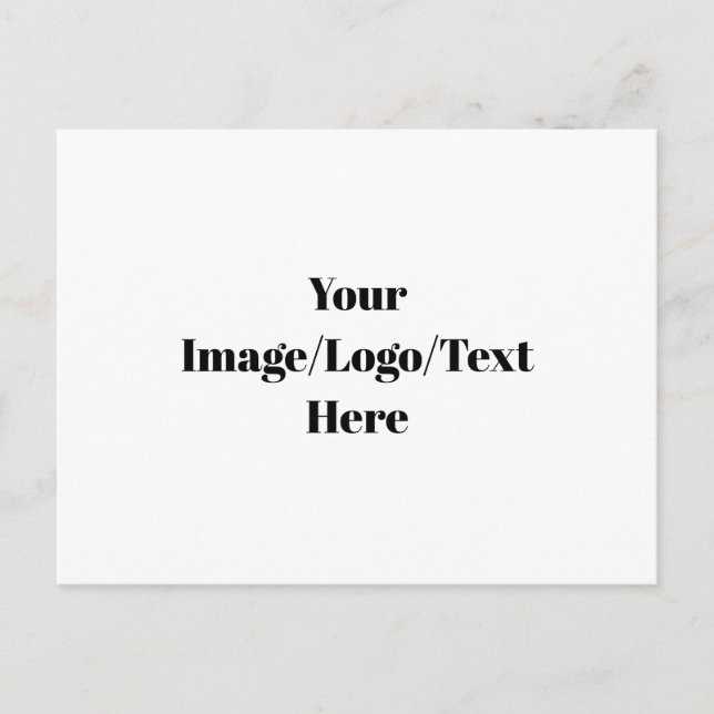 Personalize or Customize Holiday Postcard (Front)