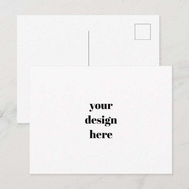 Personalize or Customize  Holiday Postcard (Front/Back)