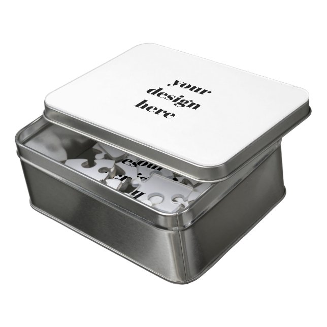 Personalize or Customize  Jigsaw Puzzle (Lid Open)