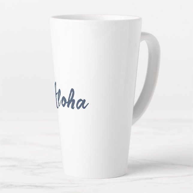 Personalize or Customize Latte Mug (Right Angle)