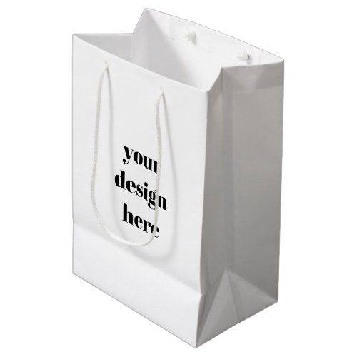 Personalize or Customize Medium Gift Bag