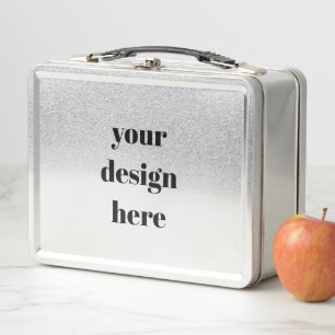 Personalize or Customize  Metal Lunch Box