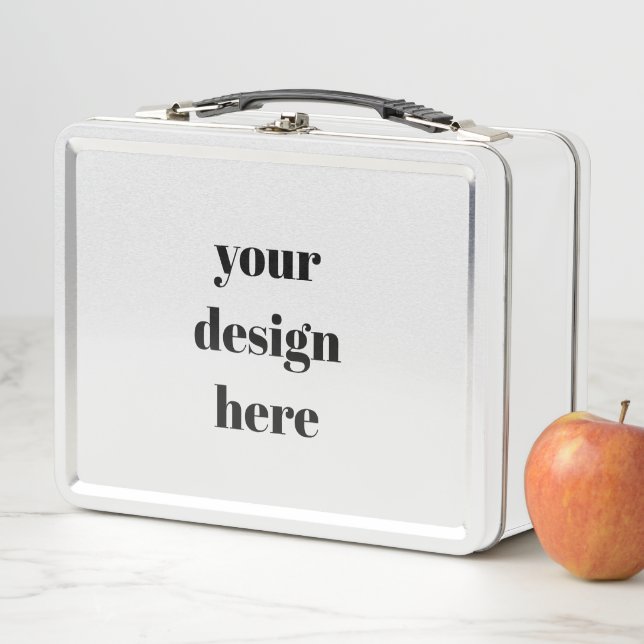 Personalize or Customize  Metal Lunch Box (In Situ)