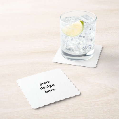 Personalize or Customize  Paper Coaster