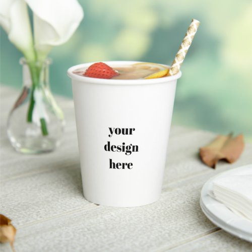 Personalize or Customize  Paper Cups