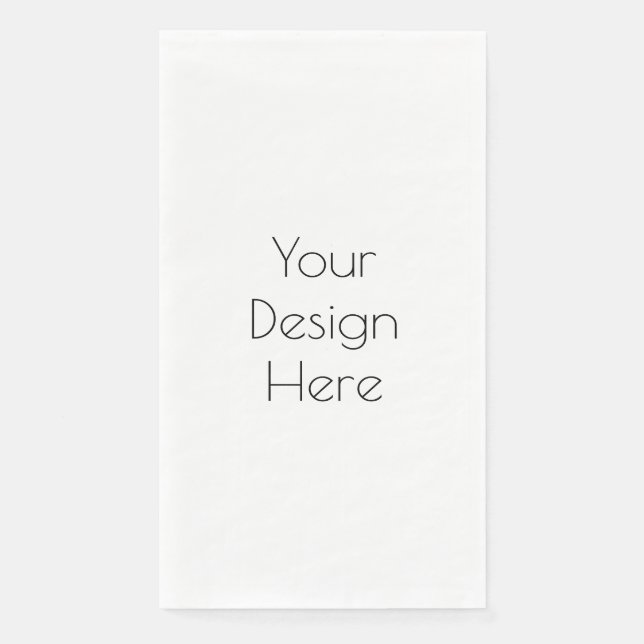 Personalize or Customize  Paper Guest Towels (Front)
