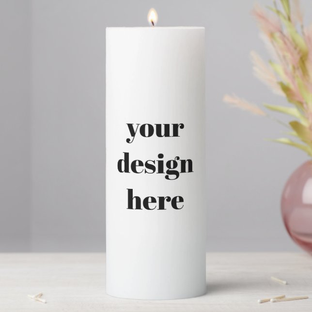 Personalize or Customize  Pillar Candle (In Situ)