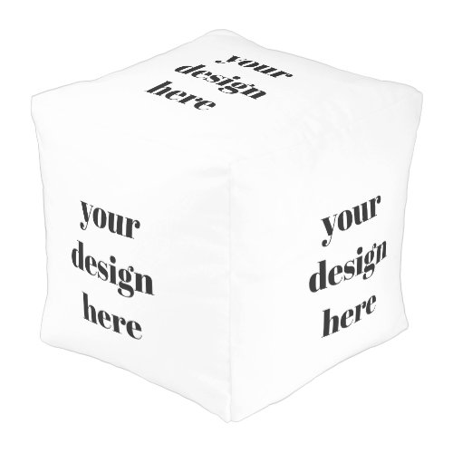 Personalize or Customize Pouf