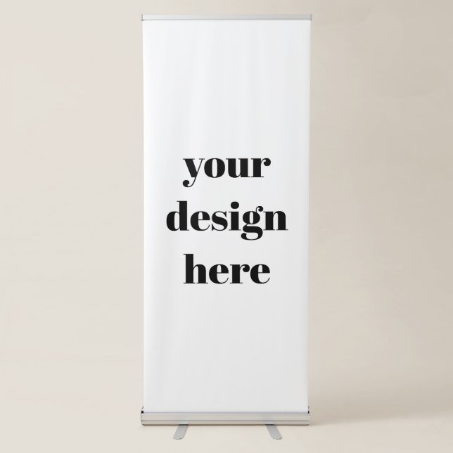 Personalize or Customize Retractable Banner (Front)