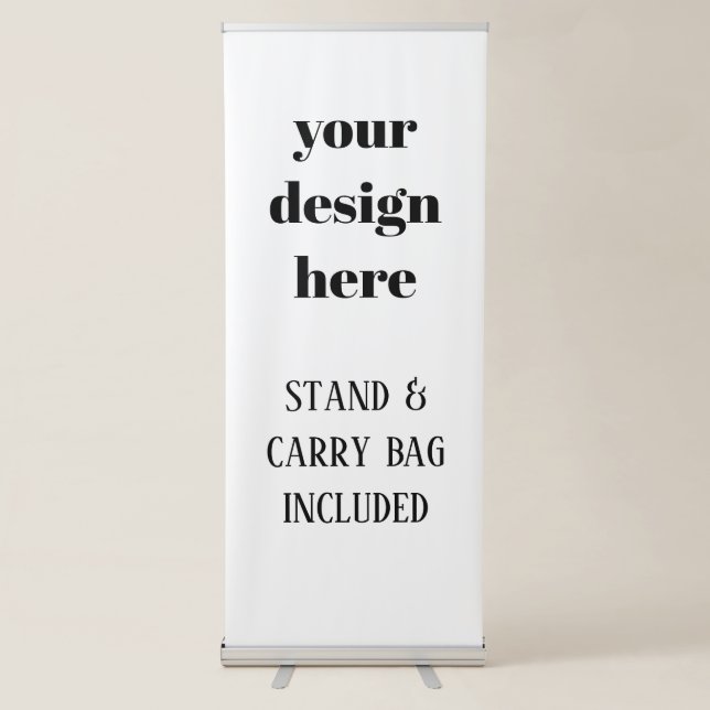 Personalize or Customize Retractable Banner (Front)