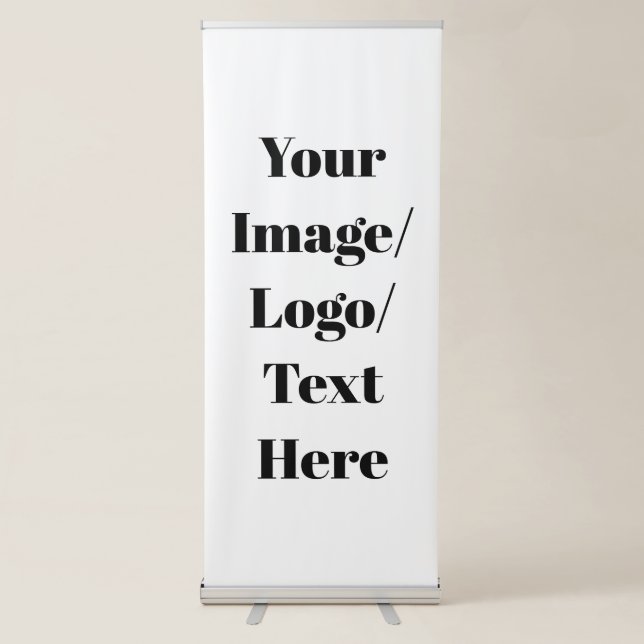 Personalize or Customize Retractable Banner (Front)