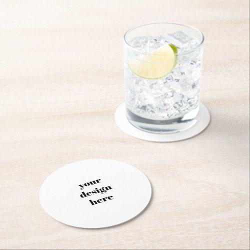 Personalize or Customize  Round Paper Coaster