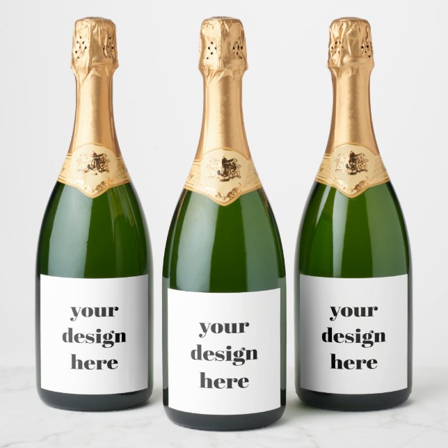Personalize or Customize Sparkling Wine Label (Bottles)