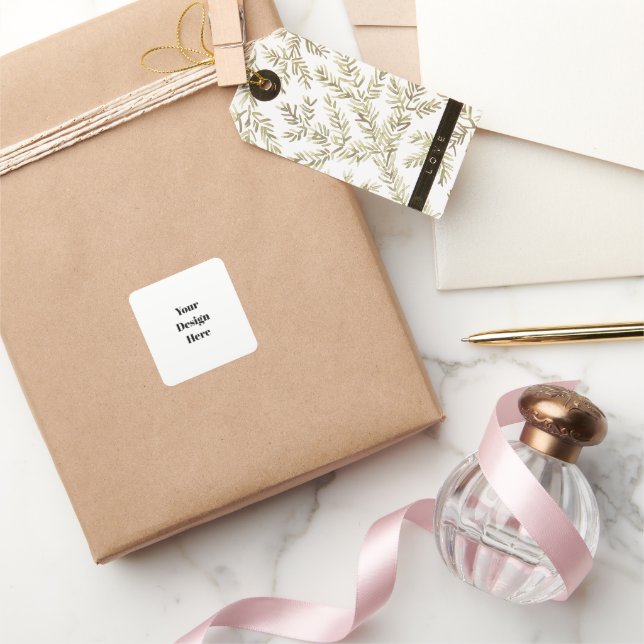 Personalize or Customize  Square Sticker (Gifting)