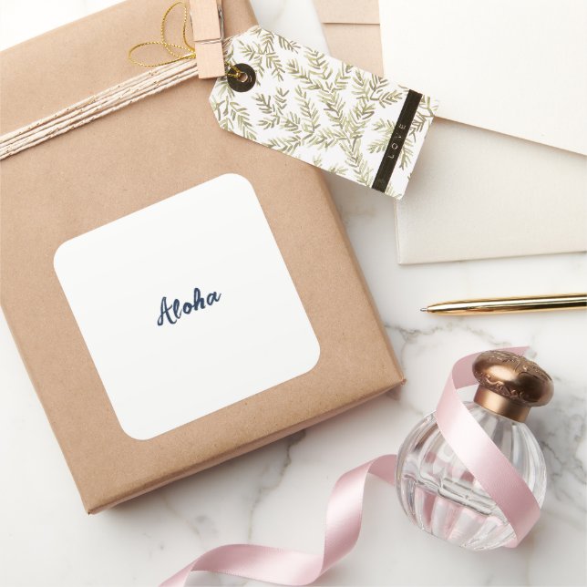 Personalize or Customize Square Sticker (Gifting)