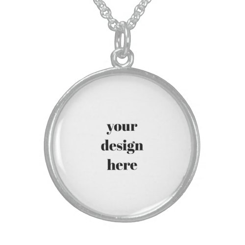 Personalize or Customize  Sterling Silver Necklace