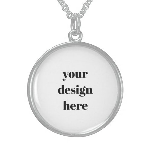 Personalize or Customize  Sterling Silver Necklace