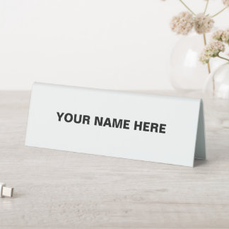 Personalize or Customize Table Tent