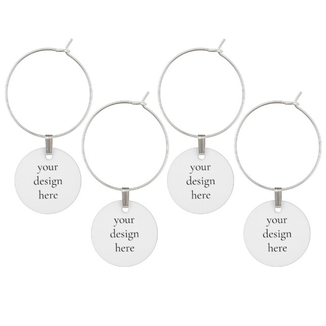 Personalize or Customize  Wine Charm (Staggered)