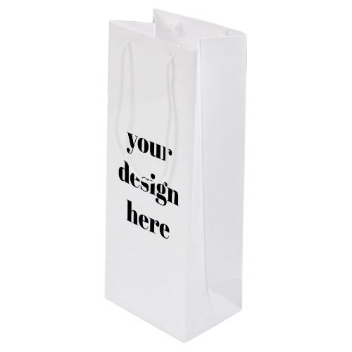 Personalize or Customize Wine Gift Bag