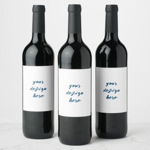 Personalize or Customize  Wine Label