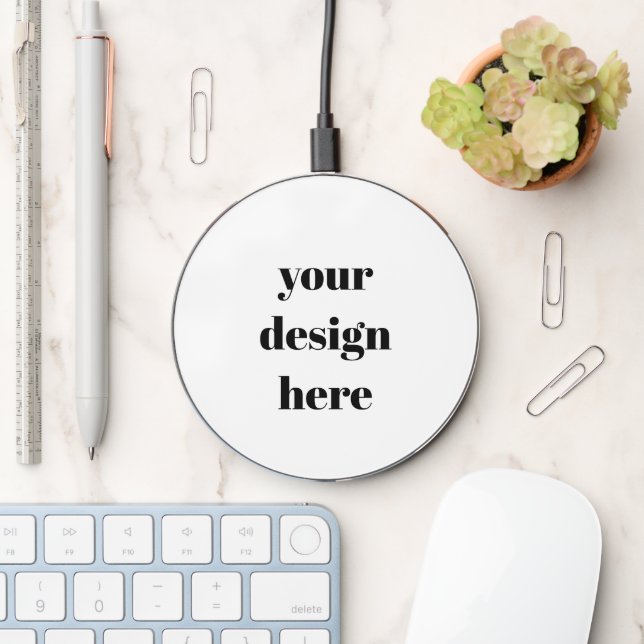 Personalize or Customize  Wireless Charger (Desk)