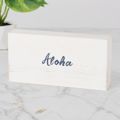 Personalize or Customize Wooden Box Sign