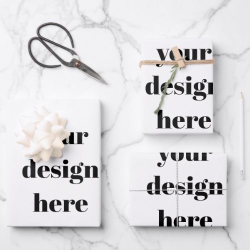 Personalize or Customize  Wrapping Paper Sheets