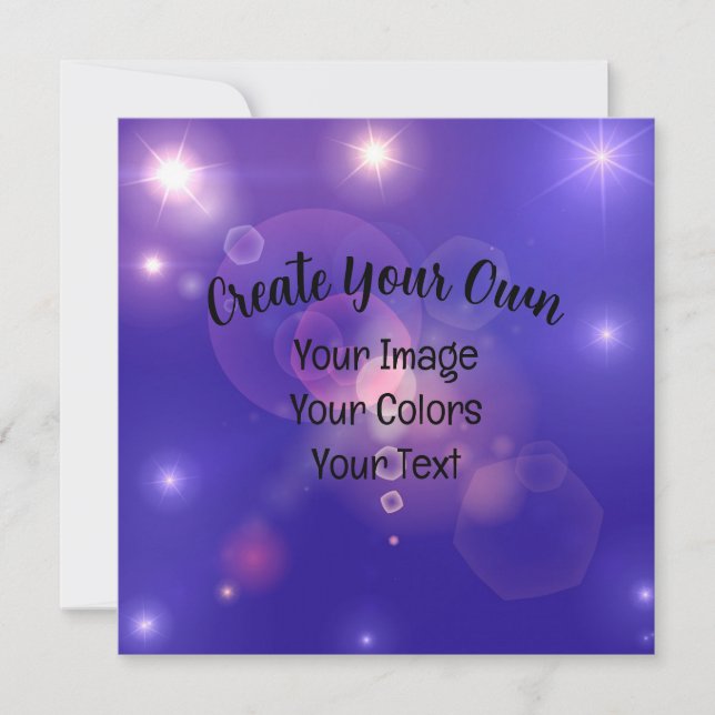 Personalize or Redesign from Scratch! Card (Front)