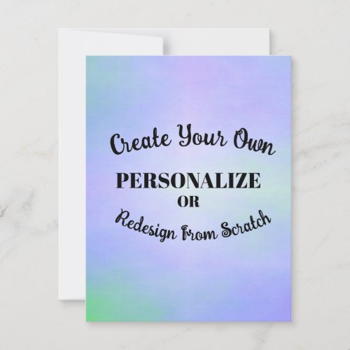 Personalize or Redesign from Scratch _ RSVP Card