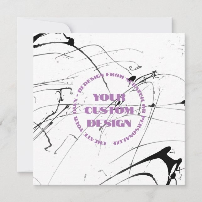 Personalize or Totally Redesign from Scratch: Card (Front)