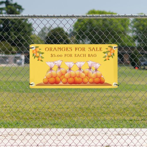 Personalize Oranges For Sale Customize PriceBag Banner