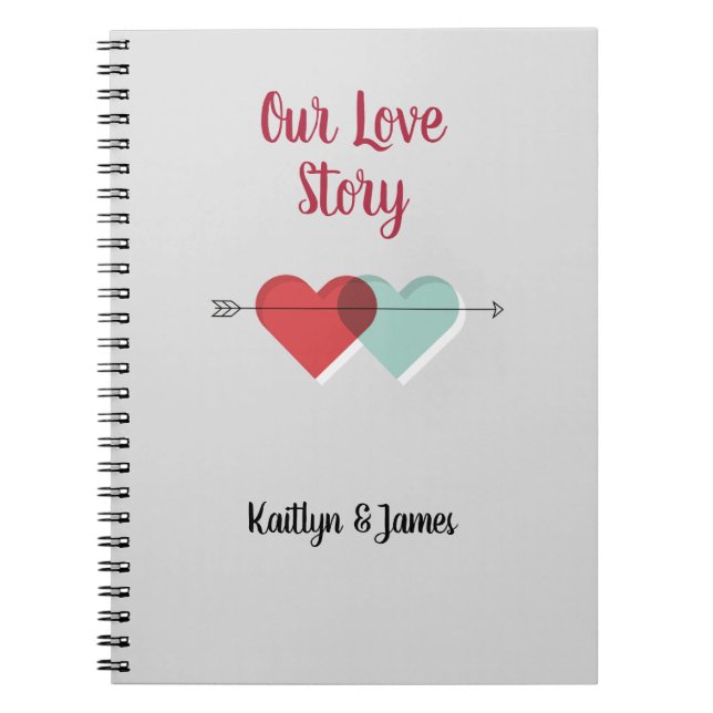 Personalize Our Love Story Notebook (Front)
