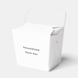 Personalize Paper Favor Boxes