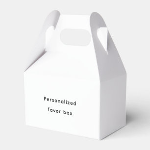 Personalize Paper Favor Boxes