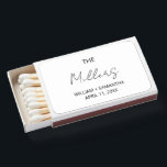Personalize Party Favors Wedding Shower Gift Favor Matchboxes<br><div class="desc">Personalize Party Favors Wedding Shower Gift Favor Matchboxes</div>