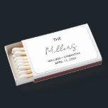 Personalize Party Favors Wedding Shower Gift Favor Matchboxes<br><div class="desc">Personalize Party Favors Wedding Shower Gift Favor Matchboxes</div>