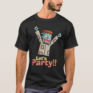 Personalize Party Frankenstein T-Shirt