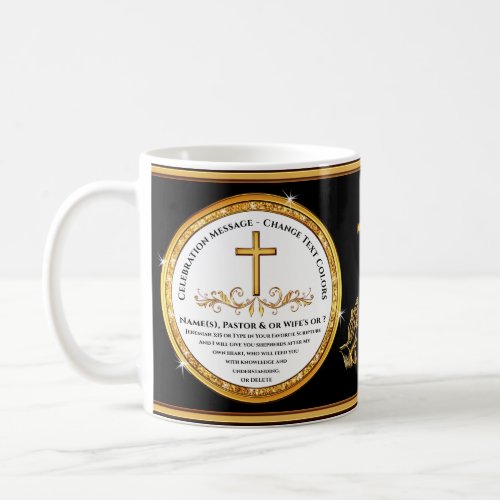 Personalize Pastor Birthday Gift Ideas Scripture Coffee Mug