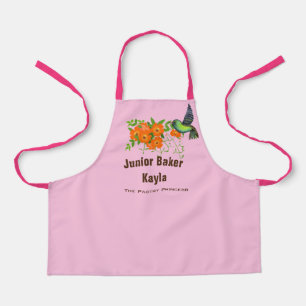 Personalize Pastry Princess Junior Baker Kids Apron