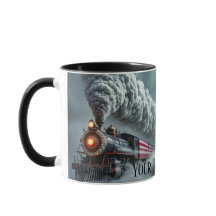 Personalize Patriotic Steam Engine Train