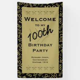 Personalize:  Personalize: Welcome to my 100th Bir Banner