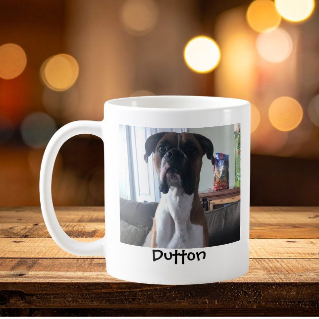 Personalize Pet Photo KEEPSAKE Coffee Mug (Creator Uploaded)
