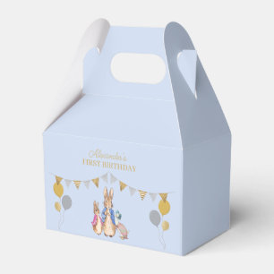 Personalize Peter rabbit 1st Birthday Favor Boxes